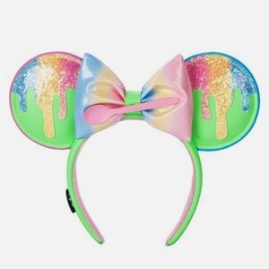Disney Eats Loungefly Glitter Mouse Ears Headband